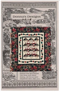 1991 Donna's Designs 180 Santas in the Forest sewing pattern uncut - Picture 1 of 3