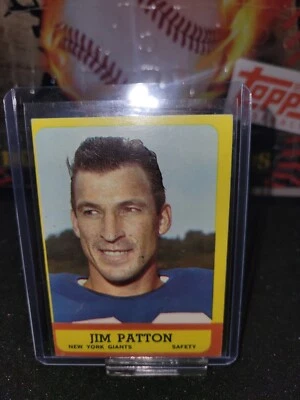 1963 TOPPS Football Jim Patton football card #58 - Image 1 of 2