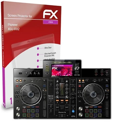 atFoliX Pellicola Vetro per Pioneer XDJ-RX2 9H Armatura di protezione