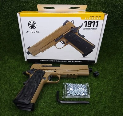 Sig Sauer 1911 Emperor Scorpion Air BB Pistol .177cal (UPDATED) - AIR-1911ES-BB - Image 1 of 4