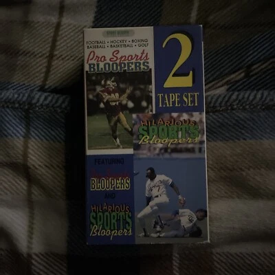 Hilarious Sports Bloopers and Pro Sports Bloopers VHS (1991) - Image 1 of 4
