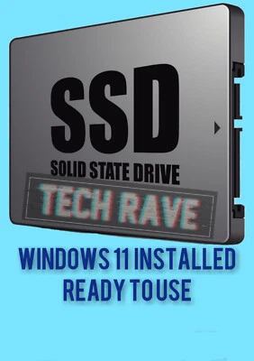 HP ELITEBOOK 820 840 850 G2 WINDOWS 11 PRO REPLACEMENT SSD DRIVE - READY TO USE - Image 1 of 2