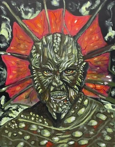 Jeepers Creepers 16x20 Horror Pop Art Painting Creeper Monster Demon Halloween - Picture 1 of 2