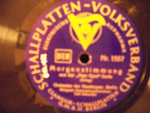 Orchester der Staatsoper Berlin - Morgenstimmung / Anitras Tanz  Schellack 78 er - Bild 1 von 1