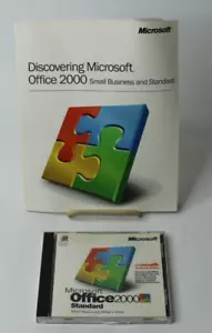 Microsoft Office 2000 CD with code and Discovering Microsoft Office 2000 Book - Picture 1 of 9