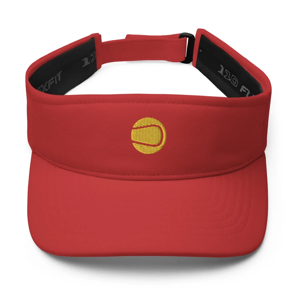 Visera de tenis (5 colores con pelota de tenis bordada en la parte delantera) Foto 1 de 4