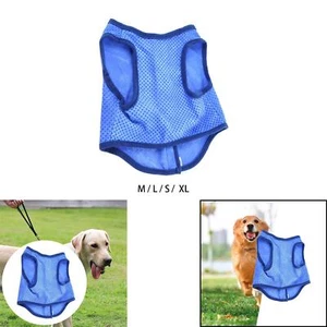 Pets Dog Cooling Vest Lightweight Mesh Ice Vest for Beach Hiking Sport - Picture 1 of 23