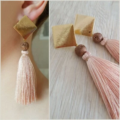 Ohrringe. Tassel Ohrringe. Ohrringe mit Quasten  - Bild 1 von 2