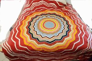 NWOT Missoni Twin Reversible Comforter & Sham Red Bedspread Set for Target