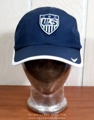 Nike Team US Soccer National USA Team Blue Strapback Adult Hat Cap - Image 1 of 4