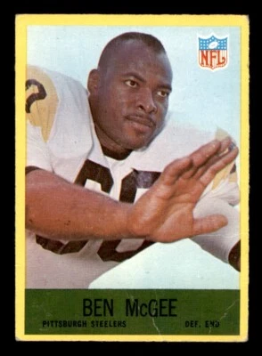 1967 Philadelphia Football #154 Ben McGee GD *e1 - Image 1 of 2