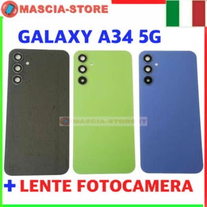 SAMSUNG GALAXY A34 5G SM-A346B SCOCCA POSTERIORE PLASTICA COPRI BATTERIA PER - Foto 1 di 1