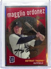 2008 Topps Heritage Chrome Refractors #C42 Magglio Ordonez 91/559 Tigers ID26783