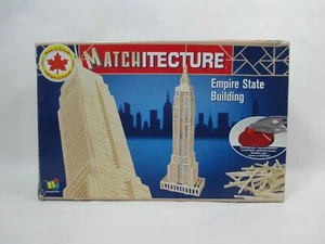 Bojeux Matchitecture New York Empire State Building Matchstick Construction Kit - Picture 1 of 12