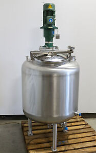Unbranded 316 Stainless Steel  85 Gallon Mixing Tank w/ SPX Lightnin Mixer