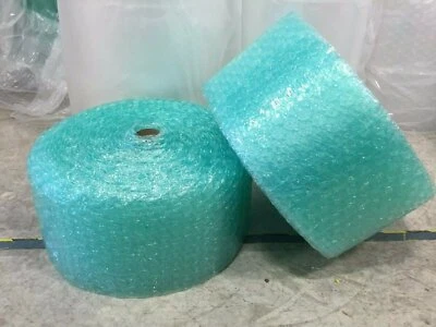 1/2" SH Recycled Large Bubble Cushioning Wrap Padding Roll 400' x 12" Wide 400FT - Image 1 of 2