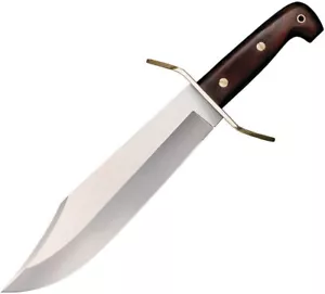 Cold Steel Wild West Bowie Fixed Blade Knife Rosewood Handle Full Tang CS81B - Picture 1 of 3