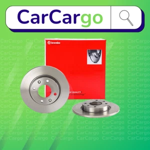 BREMBO Solid Front Brake Discs Pair For Citroën C15 1.3 1987-1988 247 mm - Picture 1 of 9
