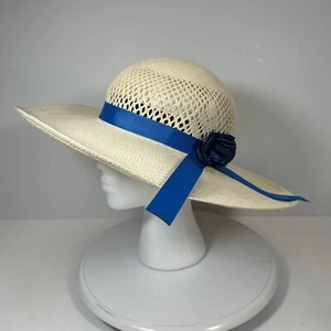Vintage Montecristi Panama Hat Handmade Fine Woven Paja Toquilla Straw Ecuador - Picture 1 of 9