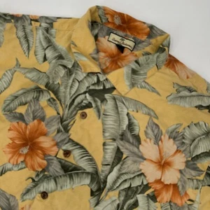 Tommy Bahama Hawaiian Shirt Men's XL Multi Palm Leaf Print Collared Button Down - Picture 1 of 12