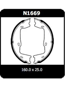 Protex Brake Shoes (N1669) - Picture 1 of 12