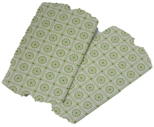 5 Faltschachteln 15x7cm grün Pillowbox Kissenschachtel basteln Verpackung - Bild 1 von 4