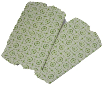 5 Faltschachteln 15x7cm grün Pillowbox Kissenschachtel basteln Verpackung - Bild 1 von 4