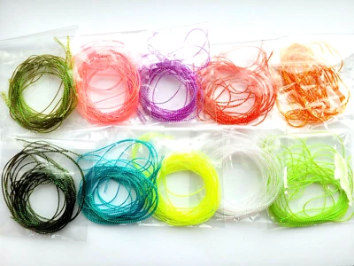 TRENZA DE DIAMANTE - Material del cuerpo para atar moscas y plantilla - Micro Midge redondo - 1 mm X 6 pies Foto 1 de 4