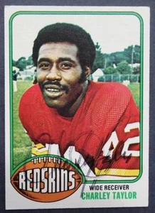 Washington Redskins Superstar Charley Taylor signed autographed 1976 Topps card- - Picture 1 of 1