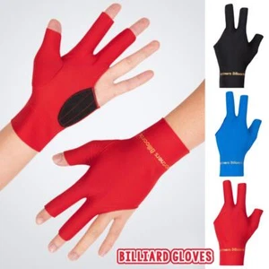 1*Snooker Billiard Gloves 3 Left Hand Open Pool Cue Glove Snooker Billiard BEST - Picture 1 of 15