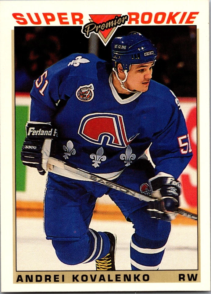 1993-94 Topps Premier - Andrei Kovalenko #124 - Image 1 of 2