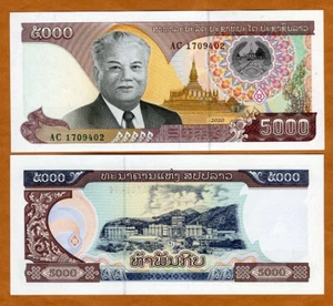 Lao / Laos, 5,000 (5000) Kip, 2020 (2022), P-New, UNC - Picture 1 of 1