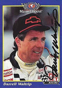 AUTOGRAPHED Darrell Waltrip 1992 Pro Set Racing MAXWELL HOUSE RARE PROMO (#17 We