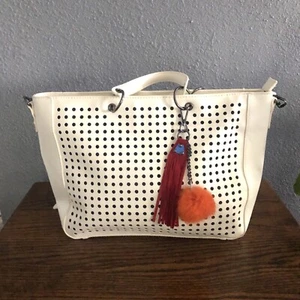 White Faux Leather White MARK Purse, Handbag, Avon, Rare - Picture 1 of 14