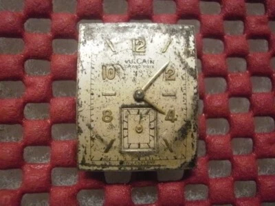 Vintage Men 17j Vulcain Grand Prix Stroboscopic Wristwatch Movement Parts Repair - Image 1 of 4