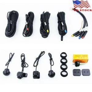 360 Camera Car Bird View System 4 Camera Rear Front Left Right for Android Radio - Picture 1 of 11