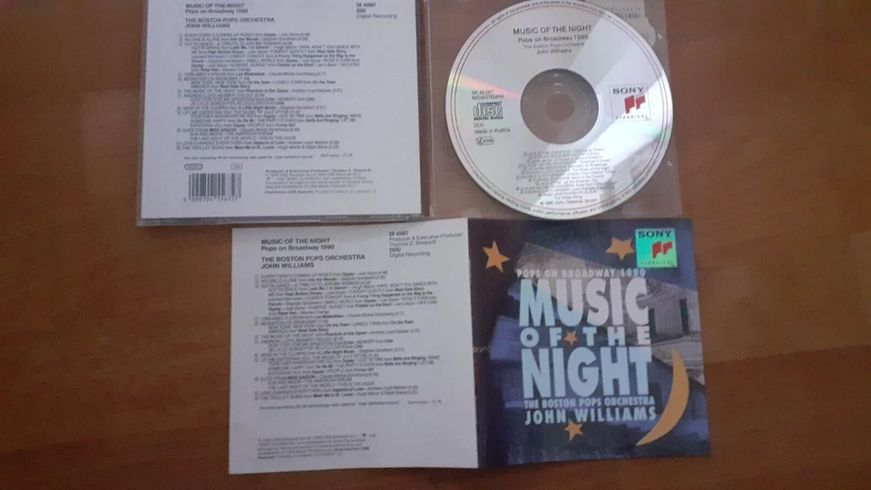 JOHN WILLIAMS & Boston Pops Orchestra Music Of The Nigh: Pops On Broadway 20-Bit - Bild 1 von 1
