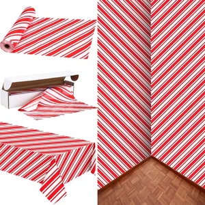 Rotolo di Tovaglia Natalizia 54 Pollici x 100 Piedi, Forniture per Feste, Plastica Impermeabile... - Foto 1 di 5