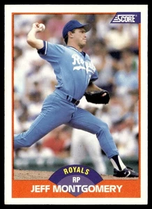 1989 Score Jeff Montgomery Kansas City Royals #367 - Picture 1 of 2