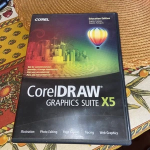 CorelDRAW Graphics Suite X5 - Education Edition 2010 w/ SN - Picture 1 of 3