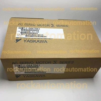 SGM7J-08A7D61 Yaskawa AC Servo Motor Brand New in Box Expedited Shipping HTJ1 - Image 1 of 4