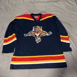 Vintage 90’s Starter NHL Florida Panthers Blank Stitched Hockey Jersey-Size XXL - Picture 1 of 12