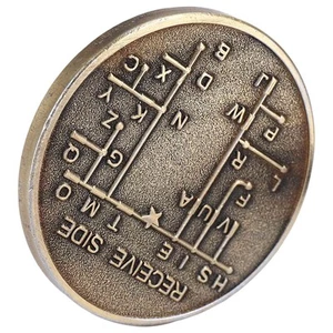 CW Morse Code Pamiątkowa moneta szkoleniowa CW Kod Morse'a Moneta szkoleniowa for4164 - Zdjęcie 1 z 6