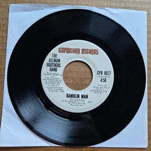 THE ALLMAN BROTHERS BAND Ramblin Man/Pony Boy 45 7" Record Vinyl Records - Picture 1 of 2
