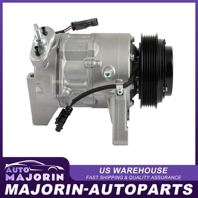 AC A/C Compressor And Clutch Fits Chevrolet Impala Limited 3.6L 2014 2015 2016 Foto 1 de 4