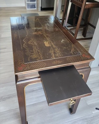 Mesa de té pintada Henredon Chinoiserie Foto 1 de 4