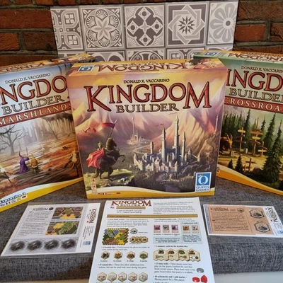 Kingdom Builder Board Game Bundle Plus 3 Expansions & 2 Promo Sets - Image 1 of 4