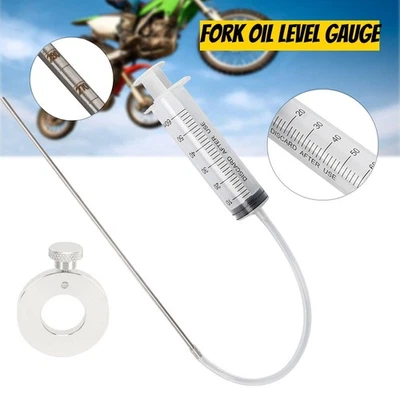 Herramienta de motocicleta de nivel de jeringa de aceite de horquilla portátil de 60 ml de capacidad PP1729 Foto 1 de 4