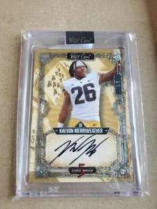 Keavon Merriweather 2023 Wild Card 5 Card Draw Gold Autograph 1/1 - Picture 1 of 5