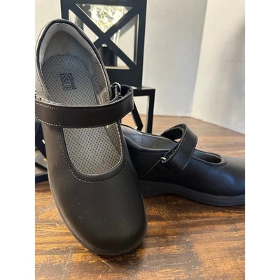 School Issue Prodigy Girl's Black Leather Mary Janes Strap Shoes Size 3M - Image 1 of 4